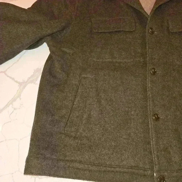 Brooks Brothers Mens Wool Button Down Collared Long Sleeve Jacket Brown Size XL - Picture 4 of 13